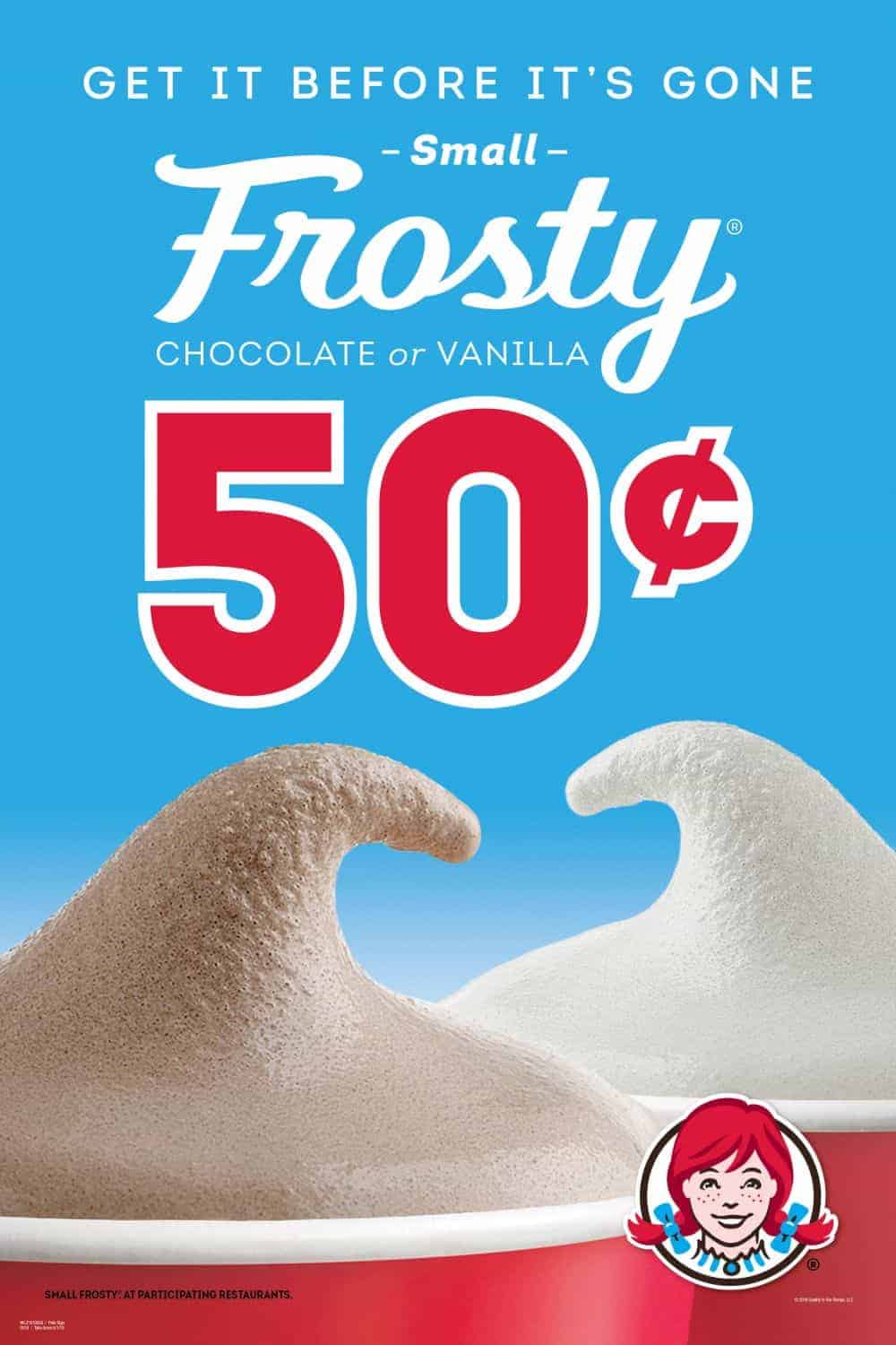 wendys 50 cent frostie advertisement